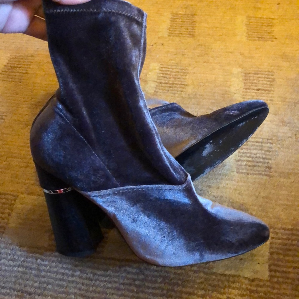 Phillip Lim velvet sock boot!